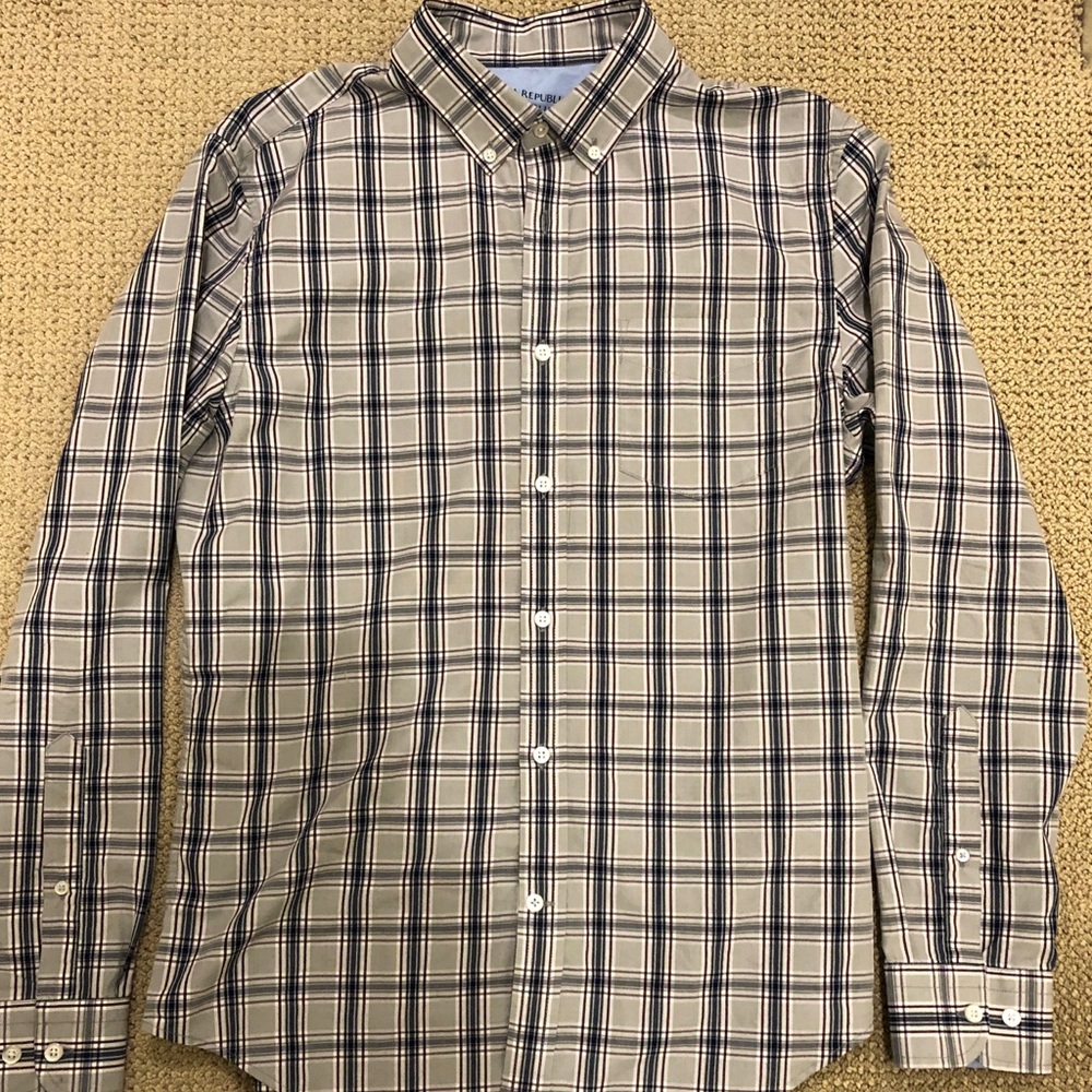 Banana Republic Luxe Slim Fit Poplin Shirt